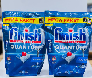 قرص ظرفشویی Powerball Quantum فینیش بسته ۷۲ عددی