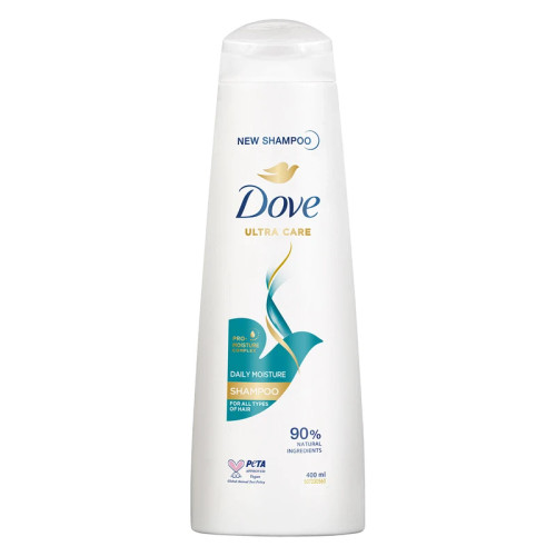 شامپو روزانه مو داو ایرانی حجم 400 میلیلیتر مدل Daily Moisture، حاوی کمپلکس و گلیسیرین