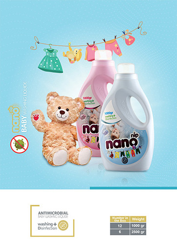 مایع لباسشویی کودک نانونیپ مدل Washinj Disinfection - وزن 1 کیلوگرم