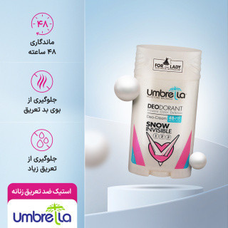 استیک ضد تعریق زنانه آمبرلا مدل Snow حجم 90 میلی لیتر