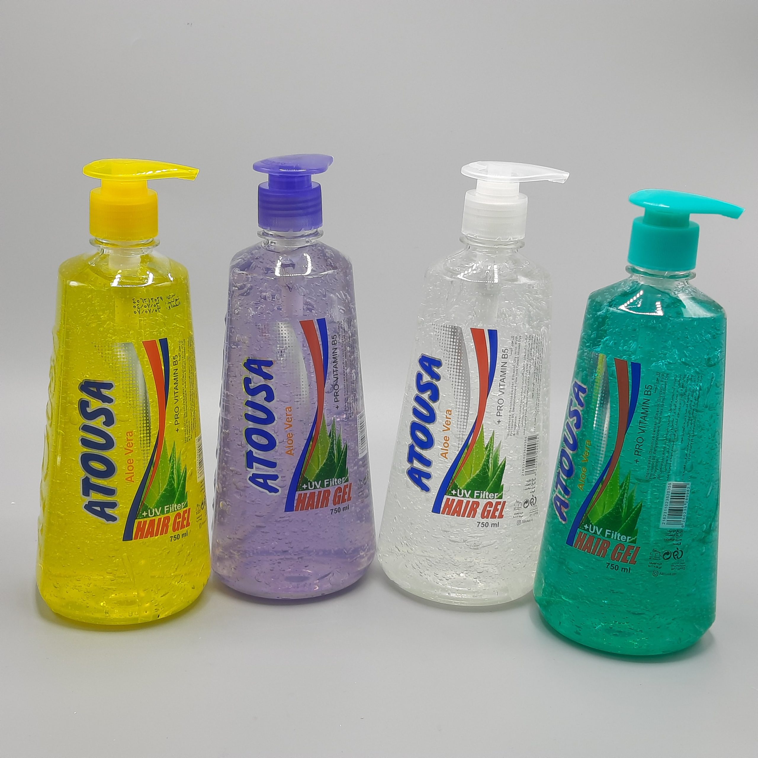 ژل موی سر آلوئه ورا آتوسا پرو ویتامین B5 حجم 750mlatousa alovera hair gel