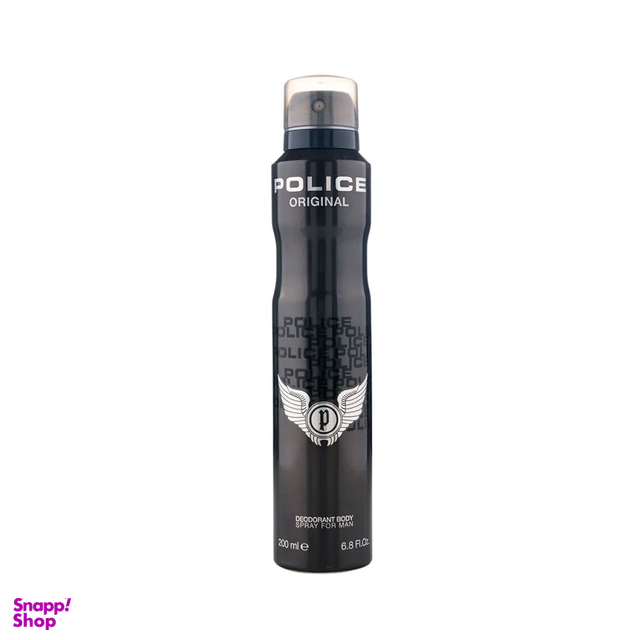 اسپری بدن مردانه پلیس مدل Original حجم 200 میلی لیتر