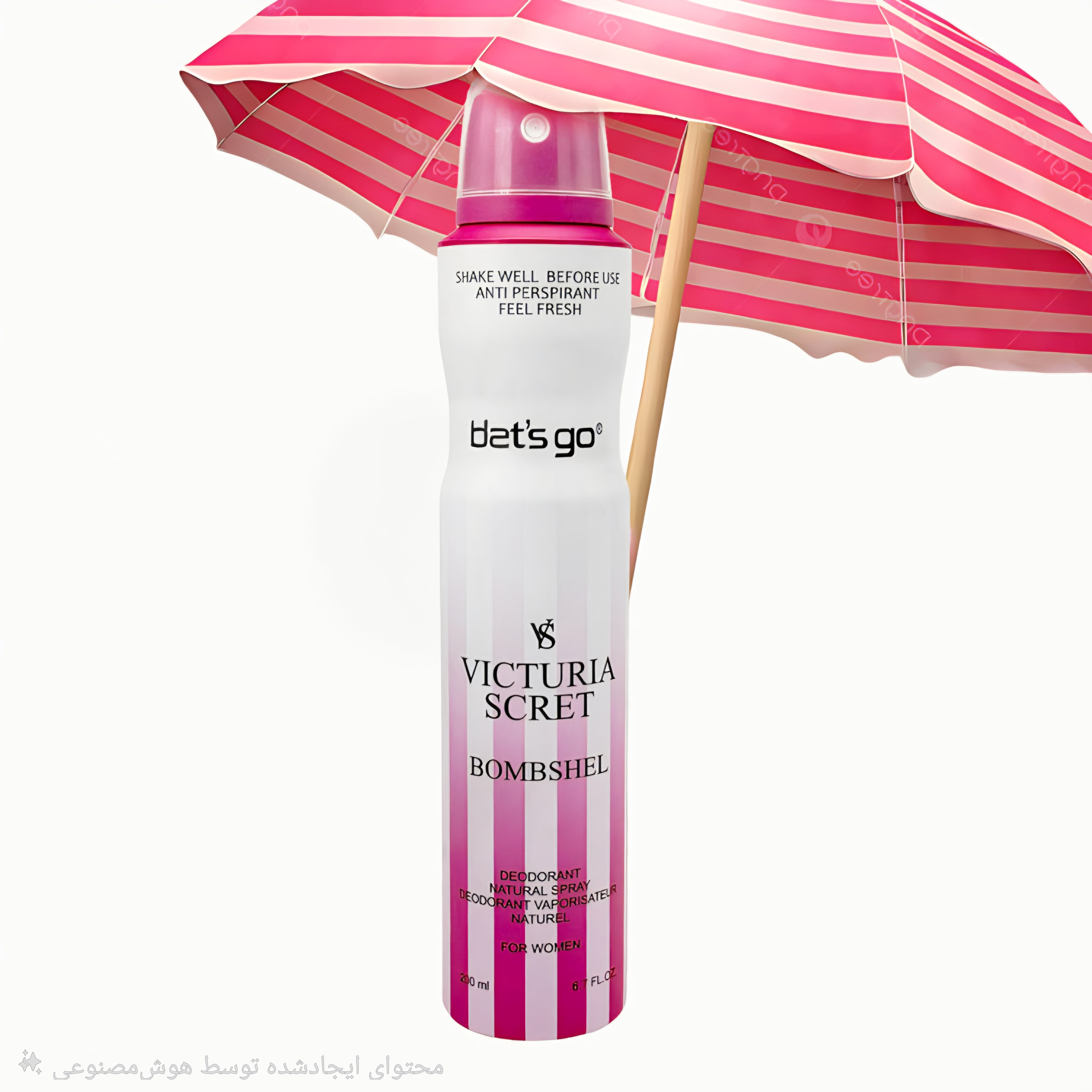اسپری دئودورانت بانوان لتس گو مدل Victoria Secret حجم 200 میلی لیتر
