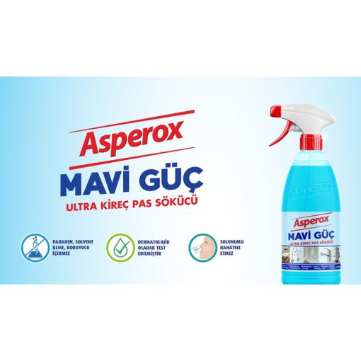 اسپری پاک کننده چندمنظوره قوی آسپروکس آبی Asperox