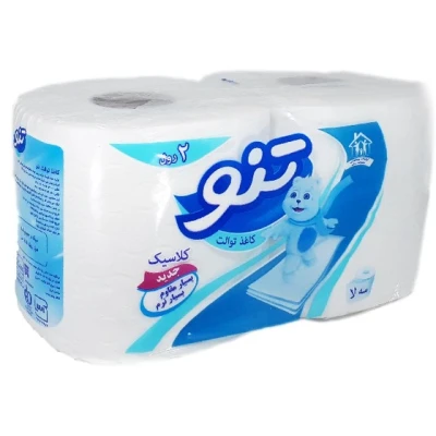 دستمال توالت تنو بسته 2 عددی