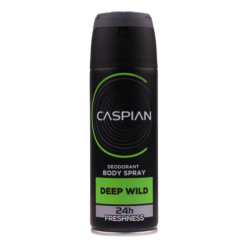 اسپری دئودورانت بدن مردانه کاسپین مدل DEEP WILD حجم 150 میلی لیتر