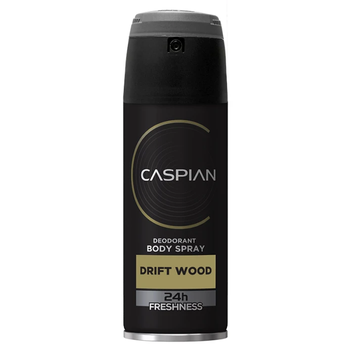 اسپری دئودورانت مردانه کاسپین مدل drift wood حجم 150 میلی‌لیتر