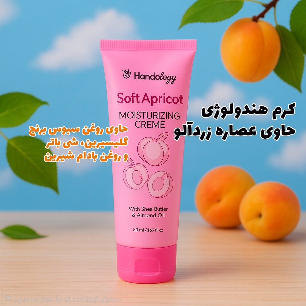 کرم دست، صورت و بدن هندولوژی حاوی عصاره زردآلو Handology Soft Apricot Creme 50 ml