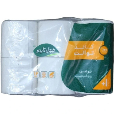 دستمال توالت فول تایم بسته 12 عددی