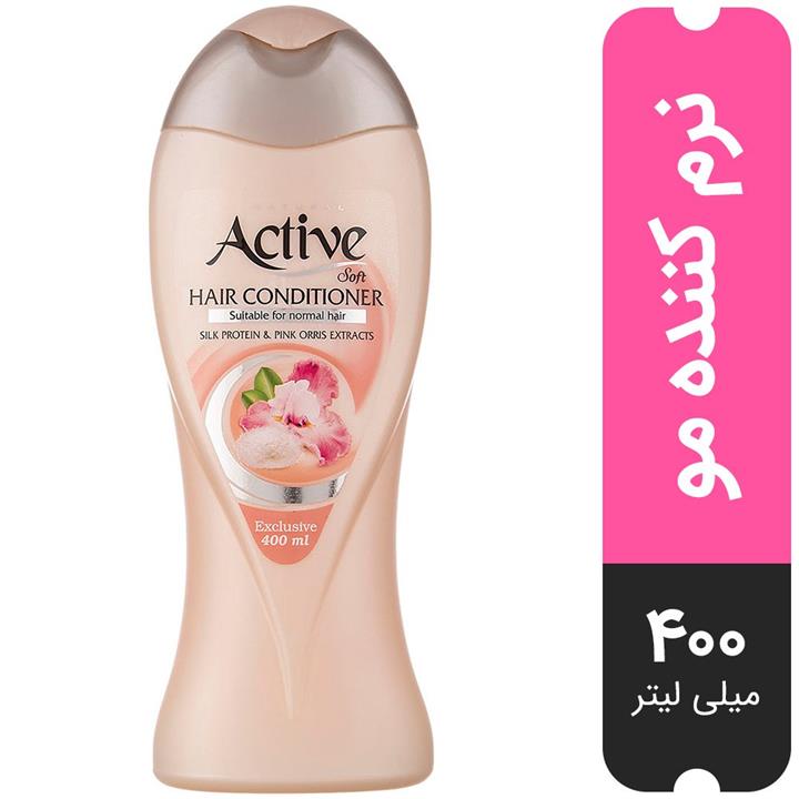 نرم کننده مو معمولی Silk Protein & Pink Oris اکتیو 400 میلی لیتری