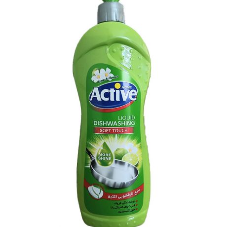 مایع ظرفشویی با رایحه لیمو Active Soft Touch اکتیو 750 گرمی