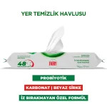 دستمال مرطوب مخصوص تی فیری Fairy قابل شستشو رایحه صابون سفید بسته 50 عددی